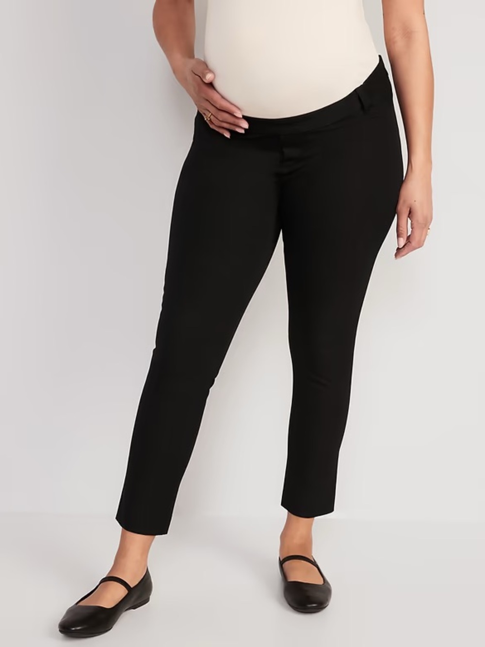 Old Navy Maternity Pixie Side Panel Pants - Black